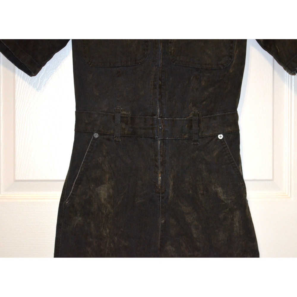 Universal Thread Dark Gray Heavy Denim Jumpsuit W… - image 3